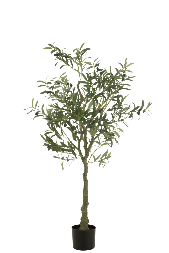 Olive Tree Pot Artificial Green