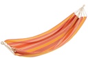 Hamac à rayures en coton/polyester orange et mélange