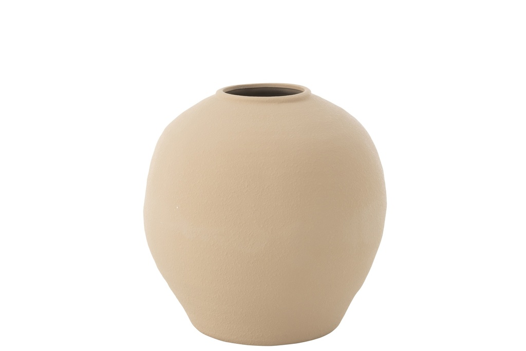 Vase Cassia Round Clay Natural