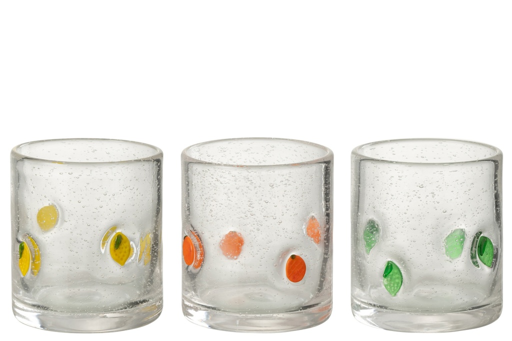 Drinking Glass Citrus Fruit Glass