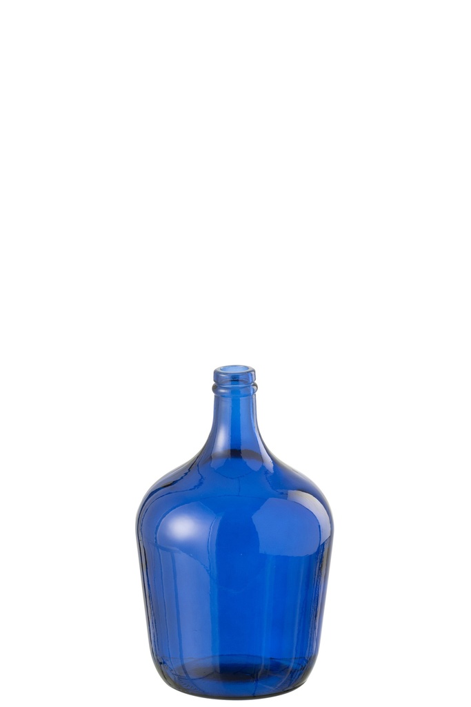 Vase Karaf Verre Bleu Petit