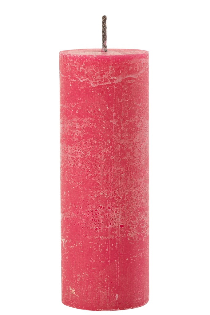 Outdoor Candle Pillar Paraffin Pink