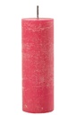 Outdoor Candle Pillar Paraffin Pink