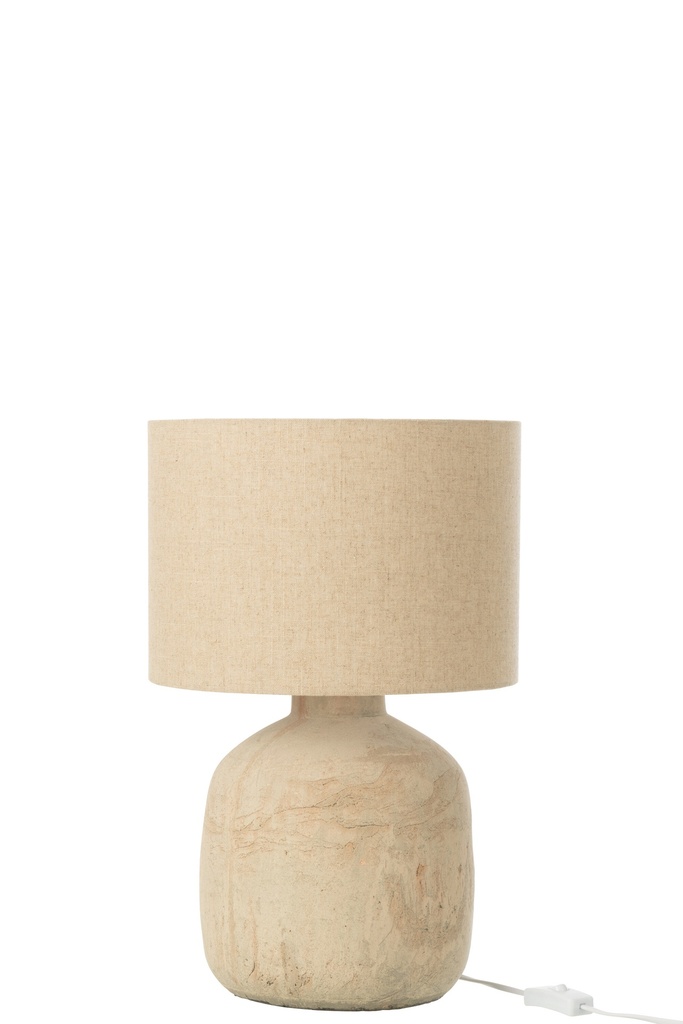 [53868] Lampe de table Mia Terracotta Beige