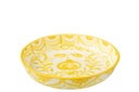 Bowl Granada Low Ceramic White/Yellow