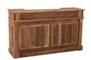Bar 2 tiroirs en bois recyclé