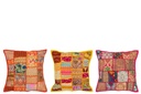 Coussin Motifs Patchwork Coton Mix
