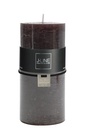 Bougie cylindrique marron/noire L -52H