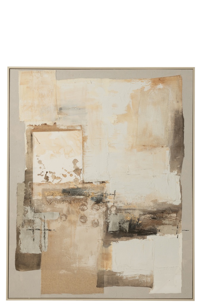 Painting Jouk Canvas/Pinewood Mix