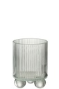 Hurricane Clara Glass Transparent Small