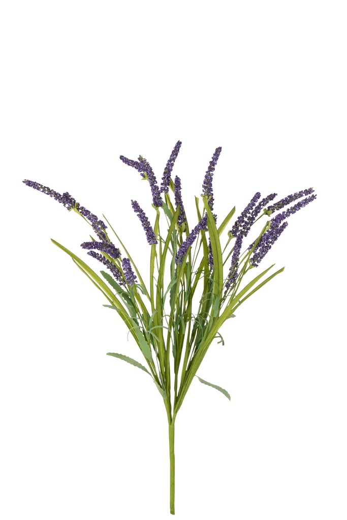 Branche de lavande artificielle violette