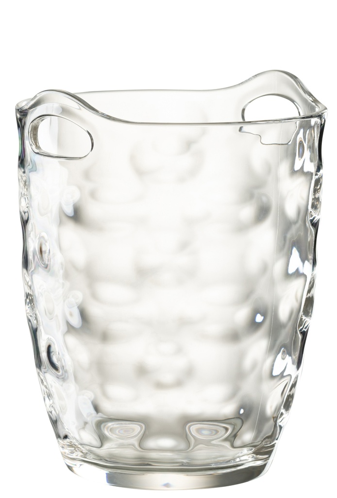 [43957] Seau à glace Leonard en plastique transparent