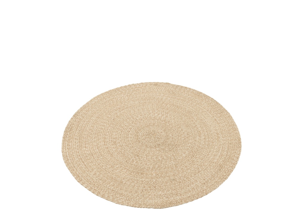 Tapis Miami Outdoor Poly Naturel/Blanc