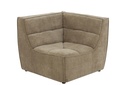 Sofa Corner Grid Poplar Wood/Foam