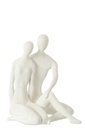 Couple Sitting Mordern Resin Matt