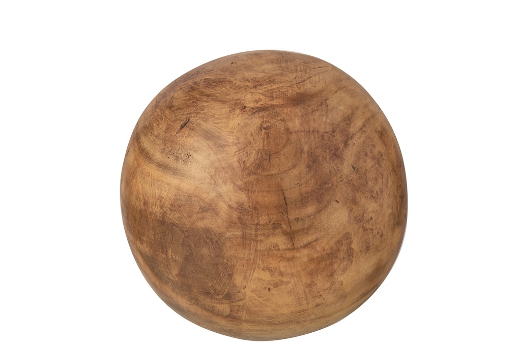 Boule de Paulownia marron grande taille