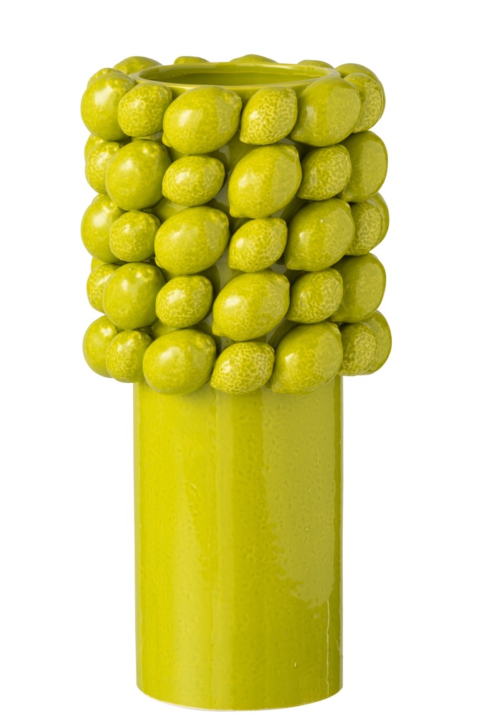 Vase Limes Ceramic Green Large