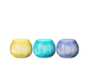 Tealight Holder Tarifa Round Glass