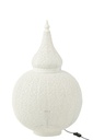 Lampe Aladin Métal Blanc Grande