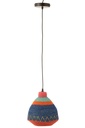 Hanging Lamp Stripes+Zigzag Bottom Seagrass