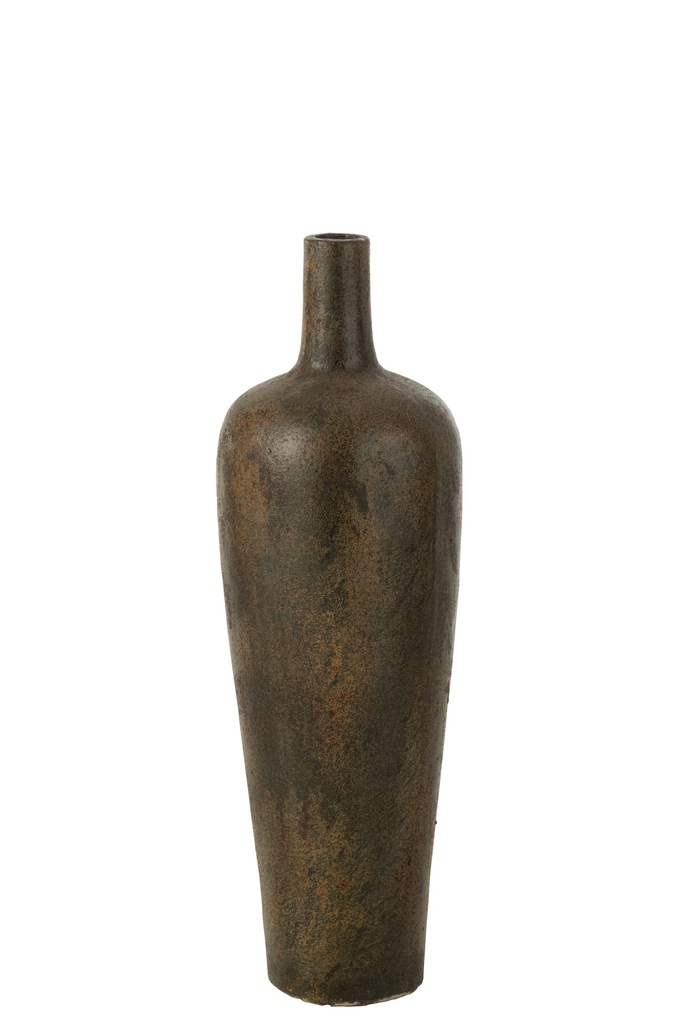 Vase Victor Ciment Marron Moyen