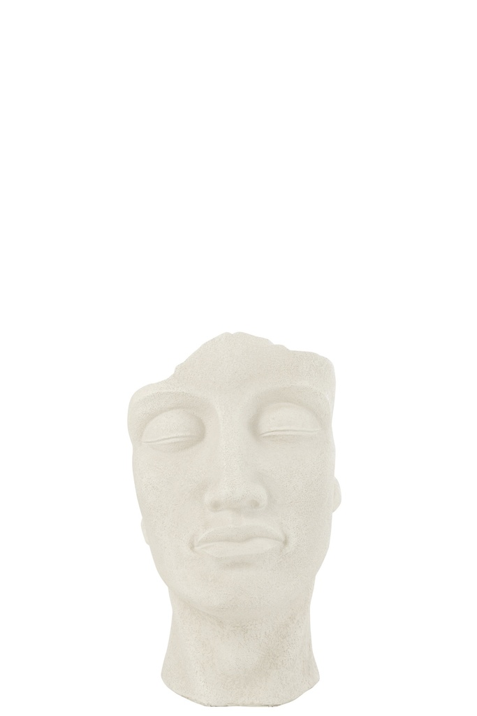 Flower Pot David Clay White