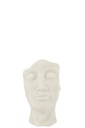 Flower Pot David Clay White