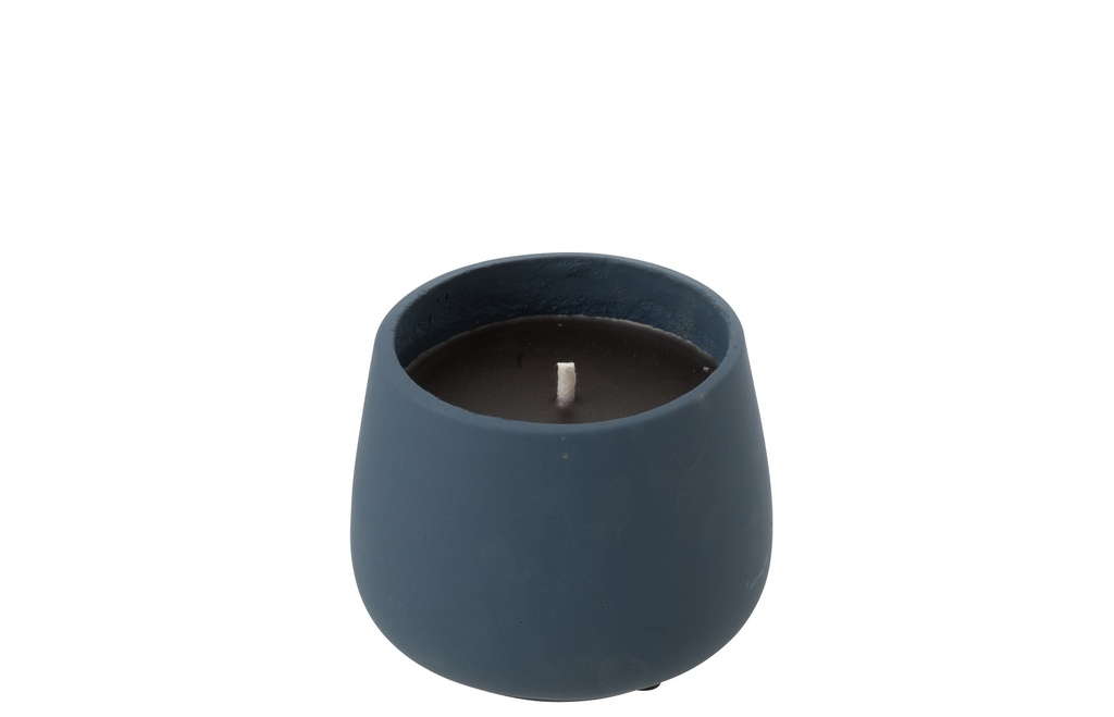 Outdoor Candle Cyra Cement Blue