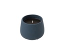 Outdoor Candle Cyra Cement Blue