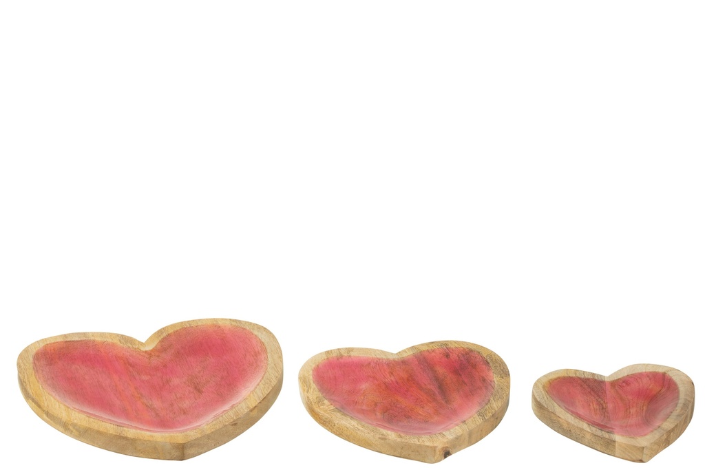 Set Of 3 Serving Board Heart