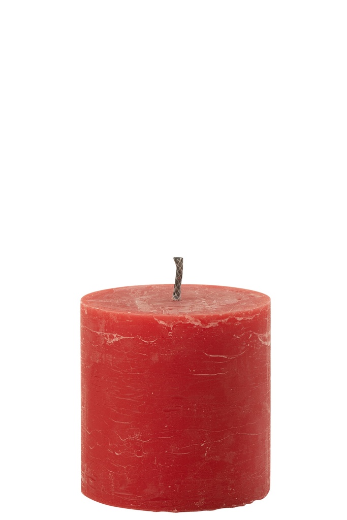 Bougie pilier d'extérieur Paraffine Rouge