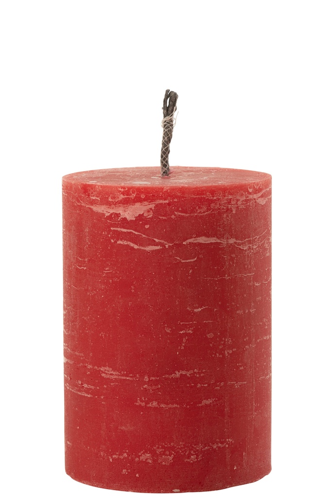 Bougie pilier d'extérieur Paraffine Rouge