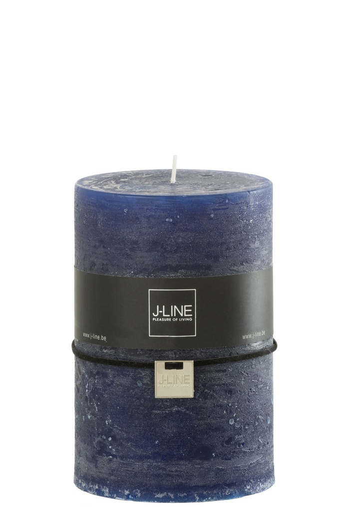Bougie Cylindrique Bleu Foncé Extra