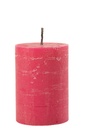 Outdoor Candle Pillar Paraffin Pink