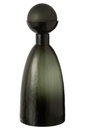 Vase Bottle+Cap Adria Glass Dark