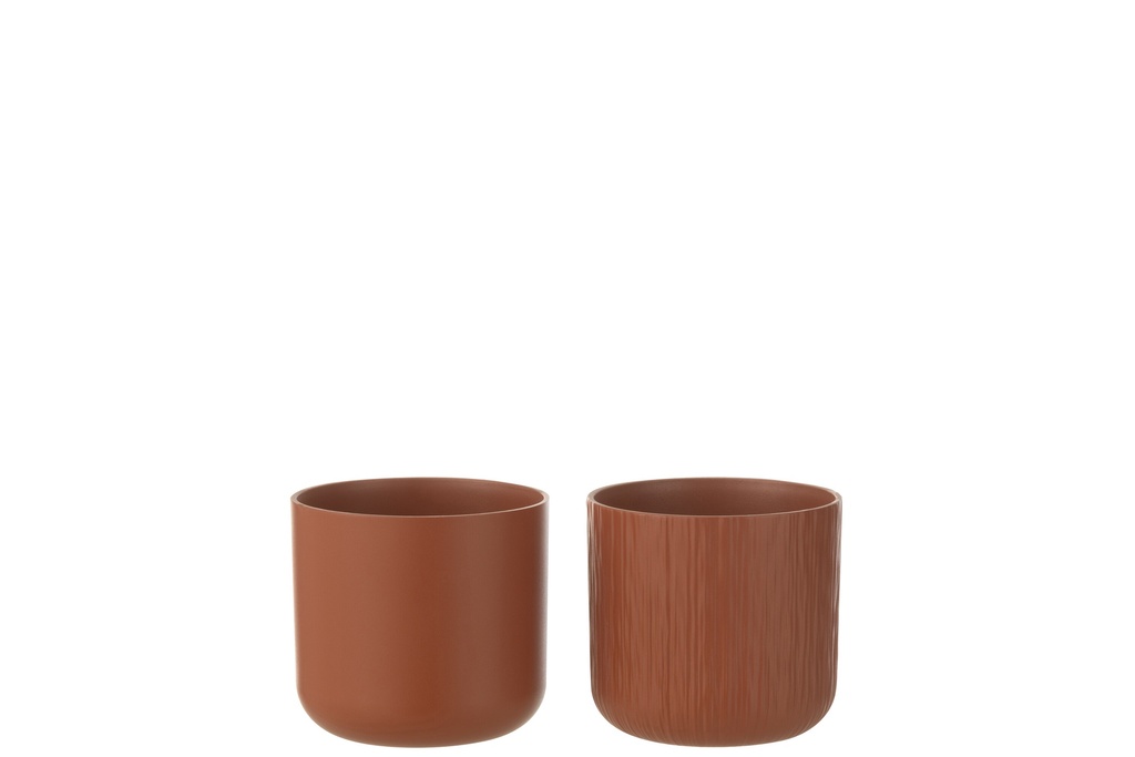 Flowerpot Gen Ceramic Brown Small