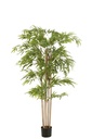 Pot en bambou artificiel vert