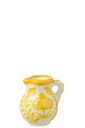 Pichet Granada Céramique Blanc/Jaune Petit