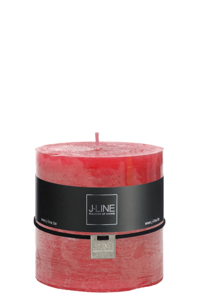Bougie cylindrique Fuchsia -64H J