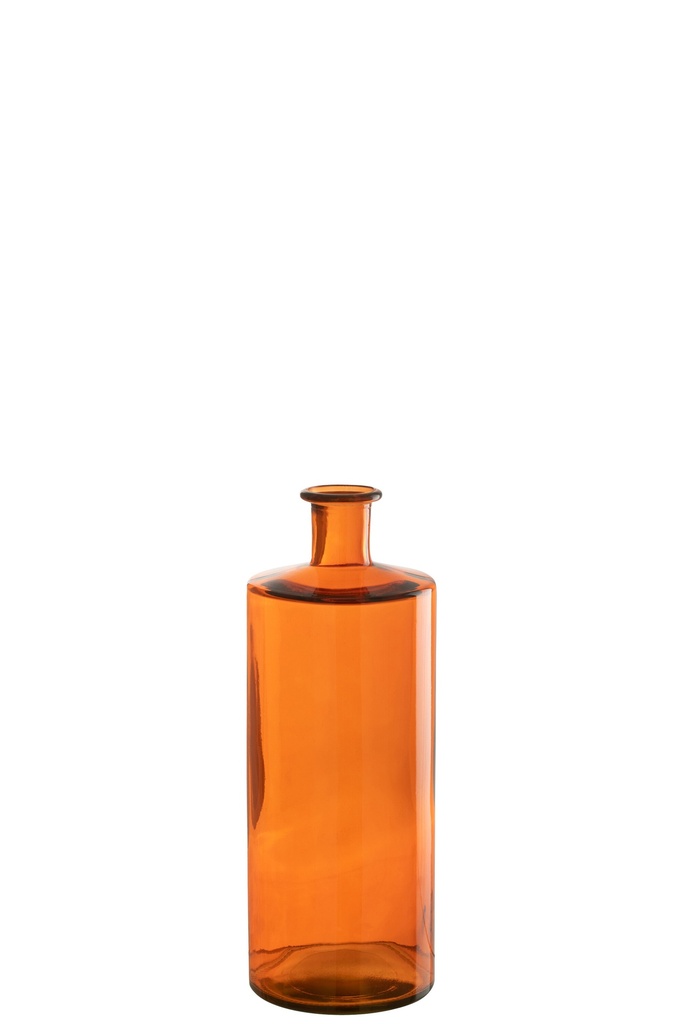 Vase Large Verre Orange Moyen