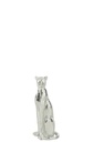 Leopard Mirror Resin Silver Small