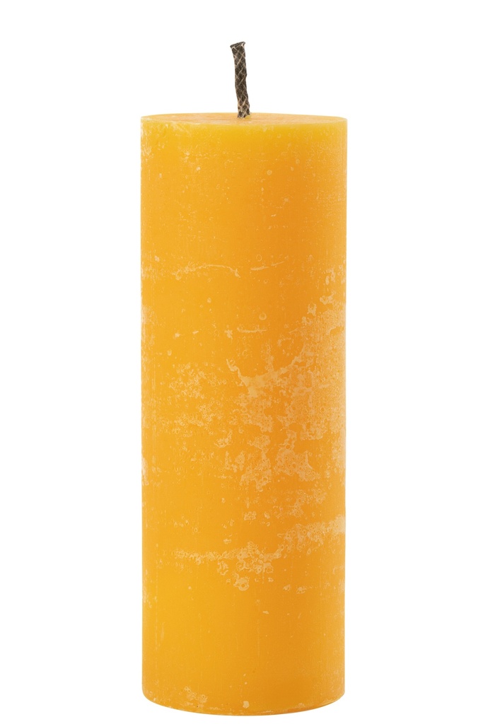 Outdoor Candle Pillar Paraffin Yellow