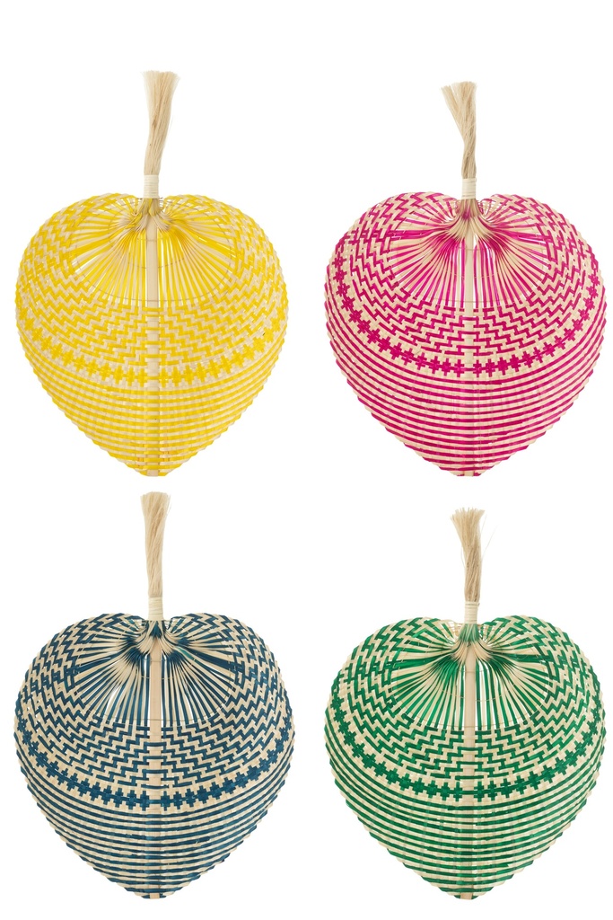 Fan Woven Bamboo Mix Large