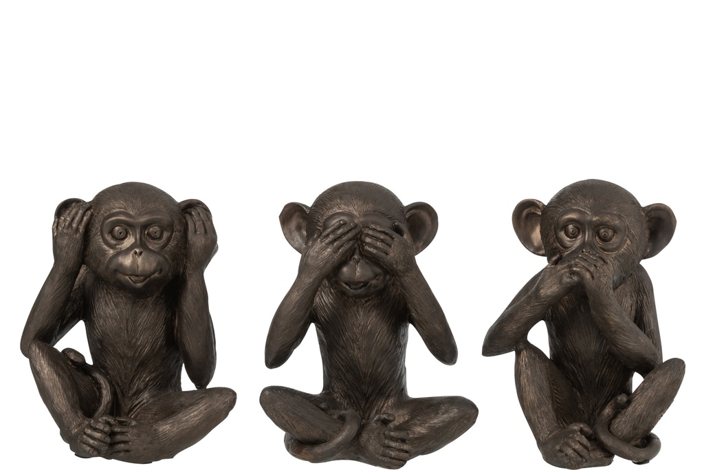 Singe Poly ne voit/n'entend/ne dit rien du mal
