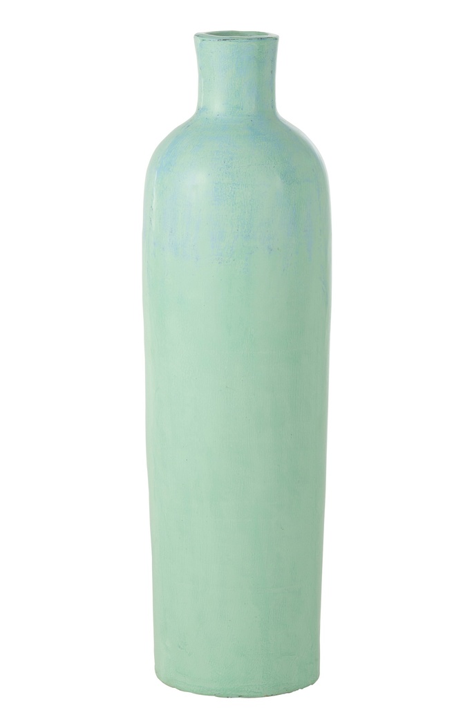 Vase Justine Terre Cuite Bleu Grand