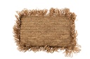 Coussin Rectangle Raphia Naturel