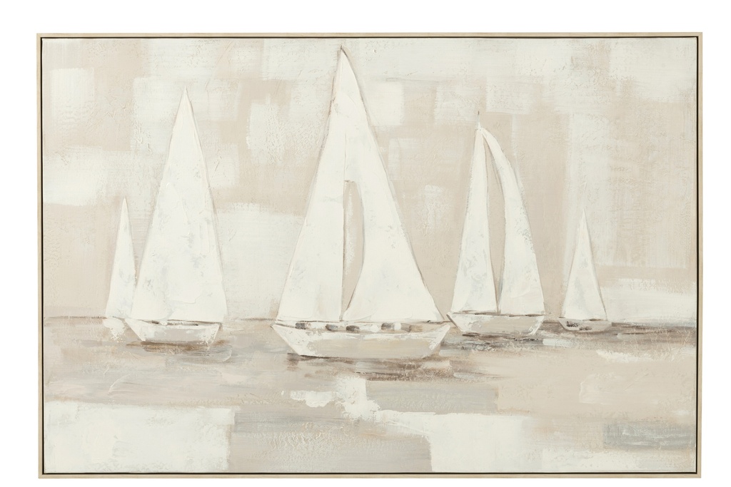 Peinture Tog Acrylique/Toile Blanc/Marron