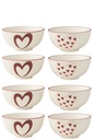 Box Of 4 Bowls Hearts