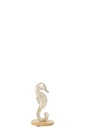 Hippocampe sur socle en aluminium