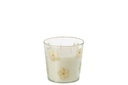 Scented Candle Flower Glass Transparent
